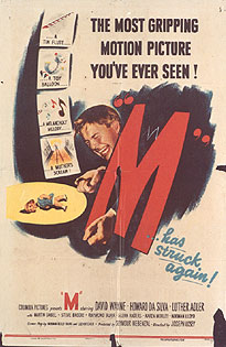 M - Movie Posters Original Movie Poster Collectible Movie Posters