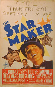 Star Maker, The - Movie Posters Original Movie Poster Collectible Movie ...