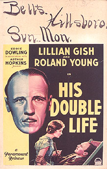 His Double Life - Movie Posters Original Movie Poster Collectible Movie