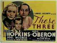 These Three - Movie Posters Original Movie Poster Collectible Movie Posters